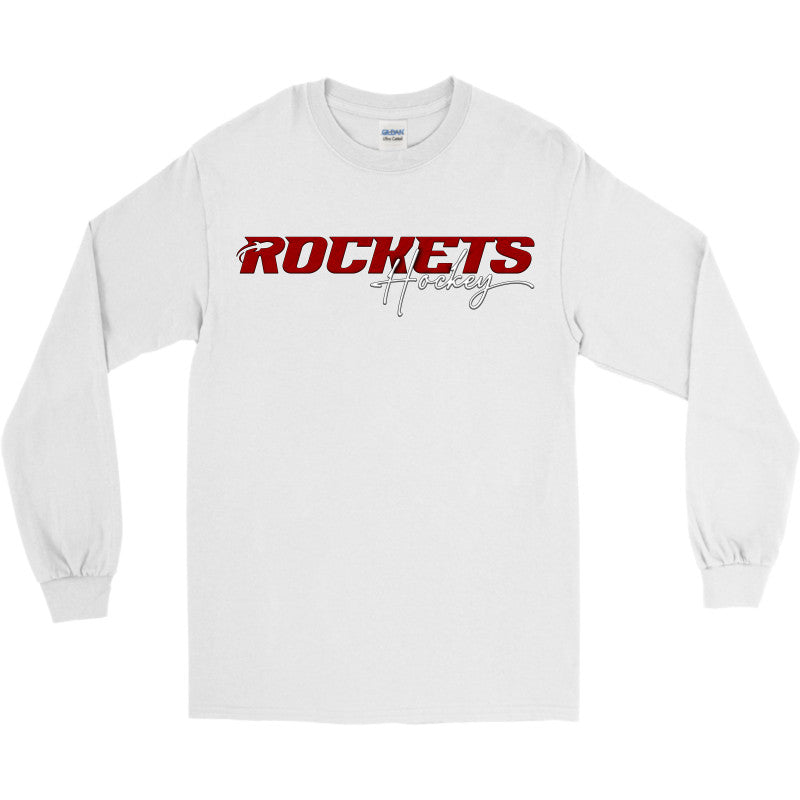 ROCKETS "RED" LONG SLEEVE TEE (ADULT)