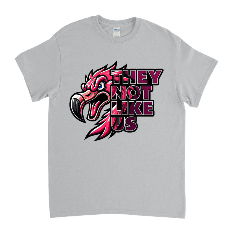 FIGHTING FLAMINGOS SHORT SLEEVE TEE E (ADULT)