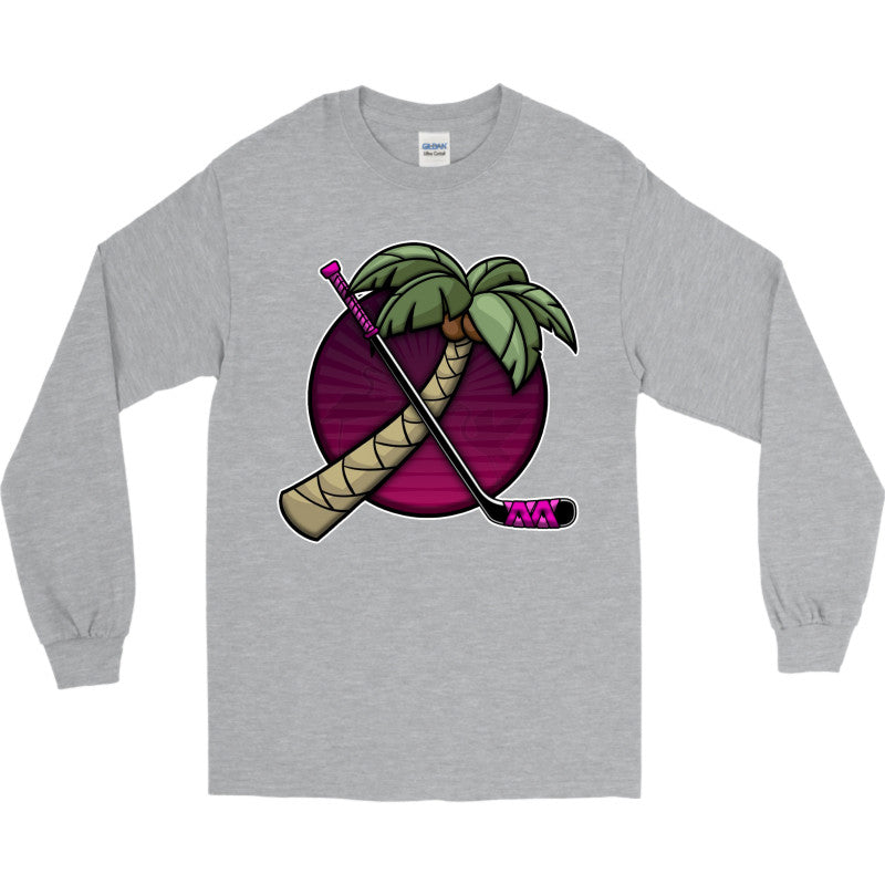 FIGHTING FLAMINGOS LONG SLEEVE TEE C (ADULT)