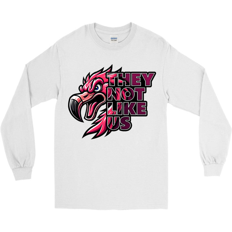FIGHTING FLAMINGOS LONG SLEEVE TEE E (ADULT)