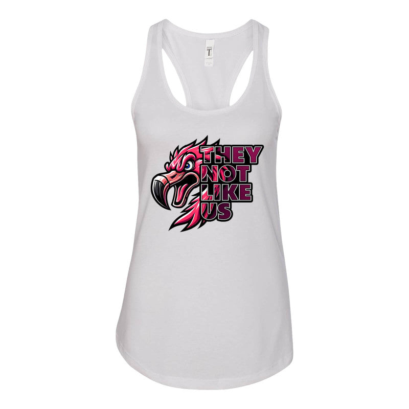 FIGHTING FLAMINGOS RACERBACK TANK E (ADULT)
