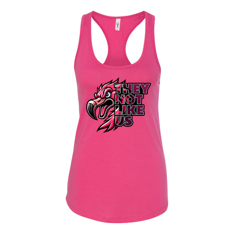 FIGHTING FLAMINGOS RACERBACK TANK E (ADULT)