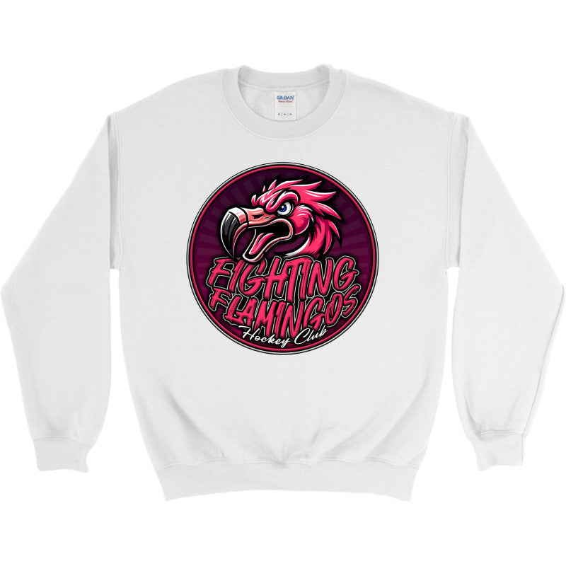 FIGHTING FLAMINGOS CREWNECK SWEATSHIRT B (ADULT)
