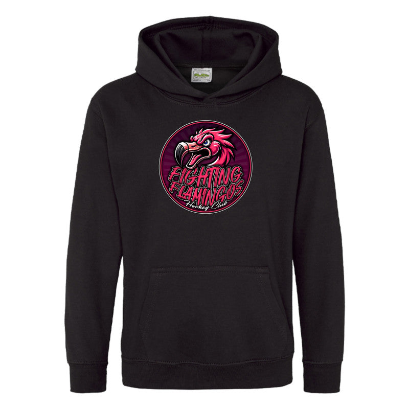 FIGHTING FLAMINGOS HOODED SWEATSHIRT B (YOUTH)