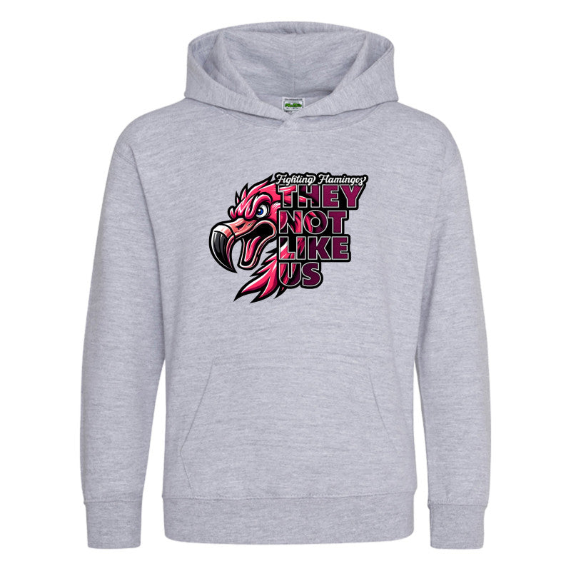 FIGHTING FLAMINGOS HOODED SWEATSHIRT D (YOUTH)
