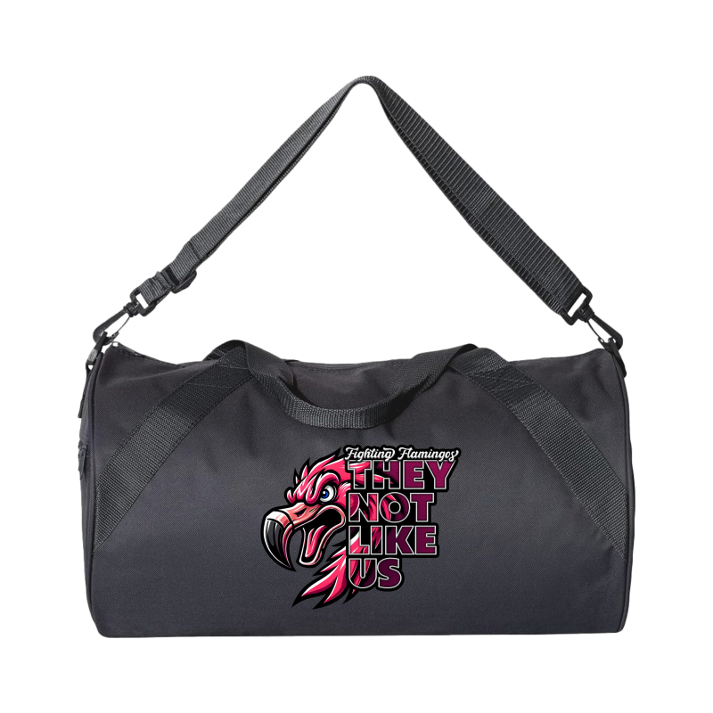 FIGHTING FLAMINGOS DUFFEL BAG D