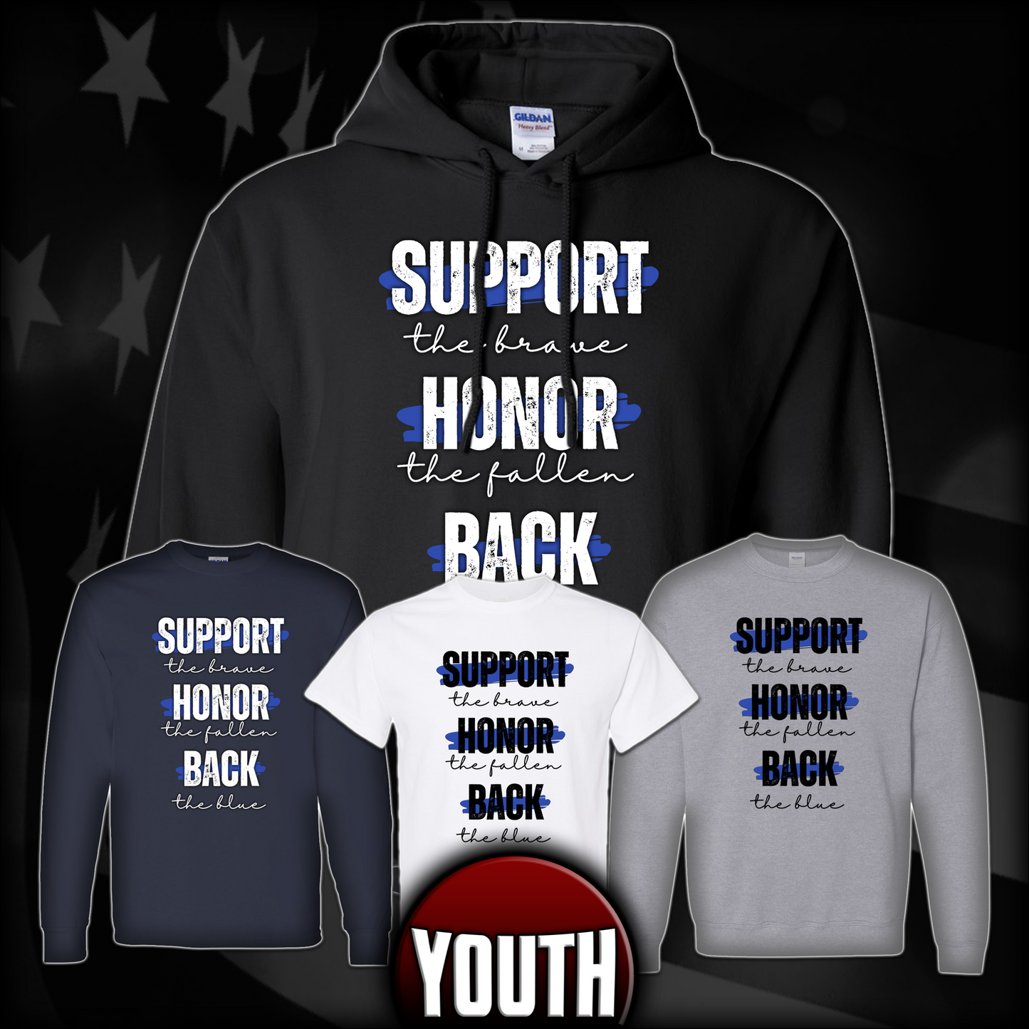 BACK THE BLUE #5 (YOUTH)