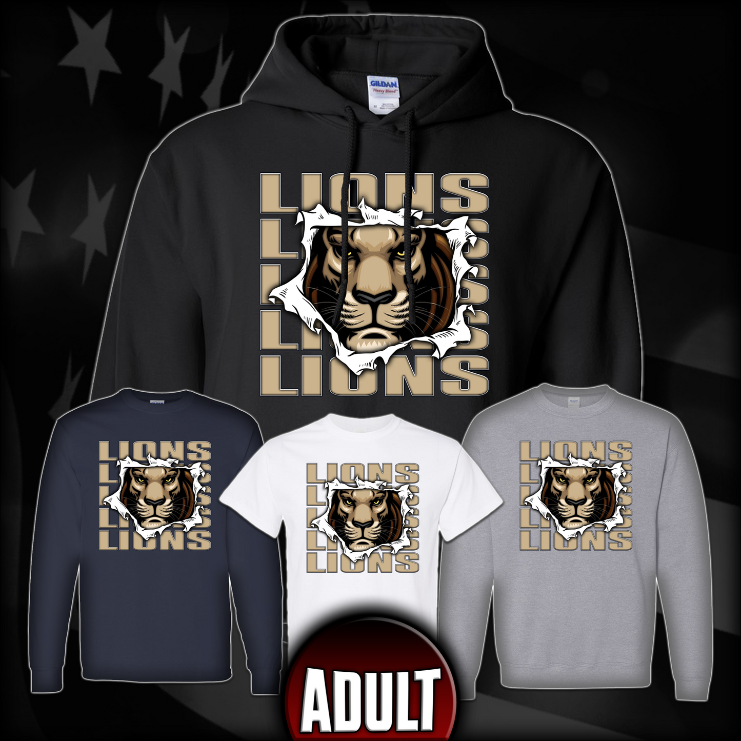 LINCOLN - RIPPED (ADULT)