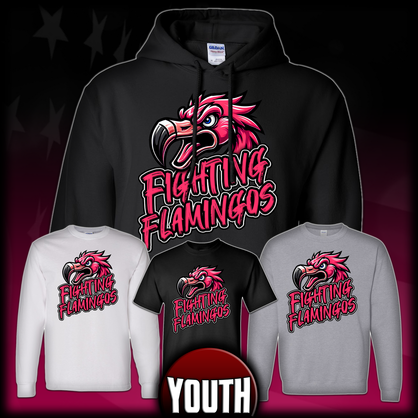 FIGHTING FLAMINGOS A (YOUTH)