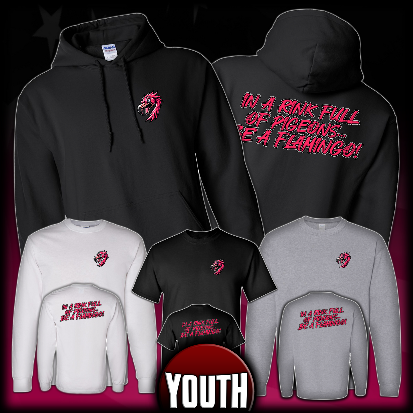 FIGHTING FLAMINGOS I (YOUTH)