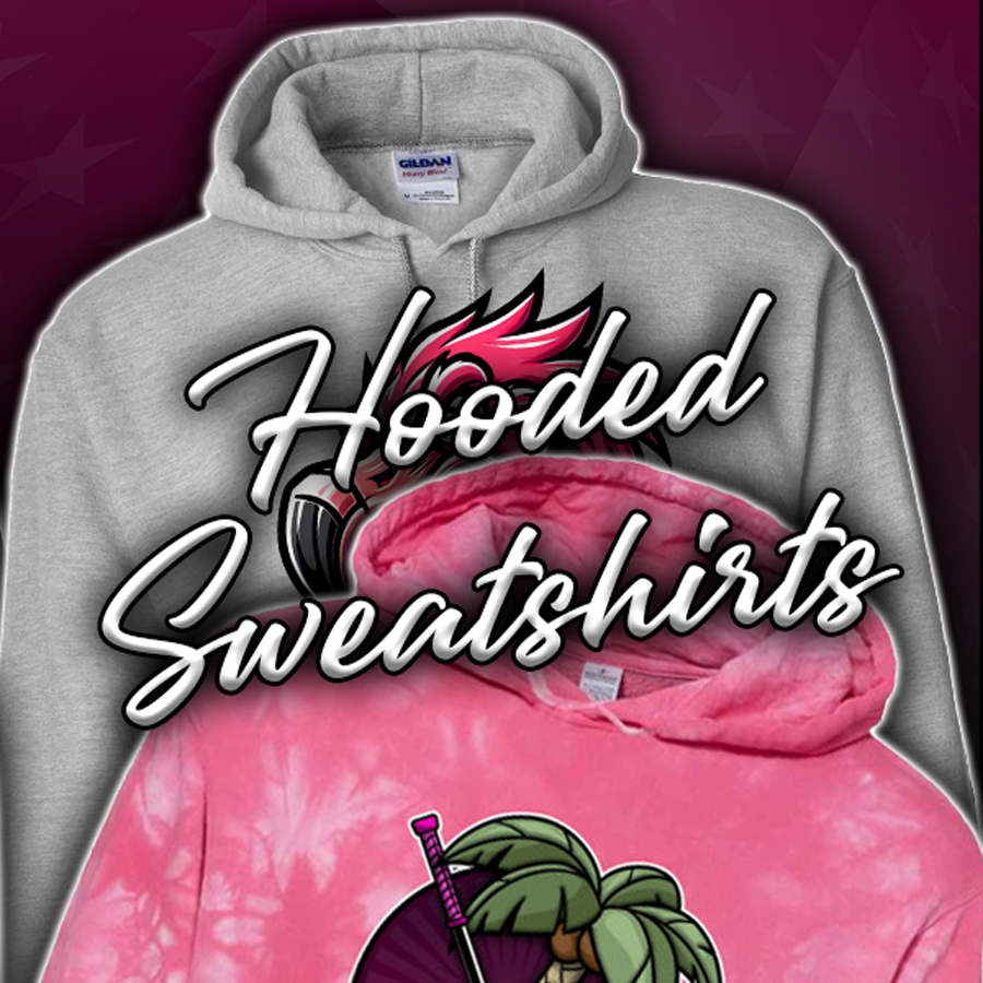 FLAMINGOS HOODED SWEATSHIRTS