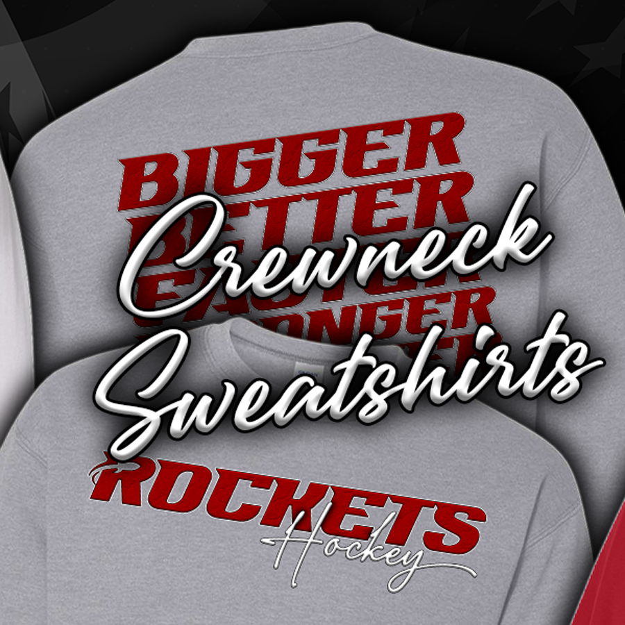 ROCKETS CREWNECK SWEATSHIRTS