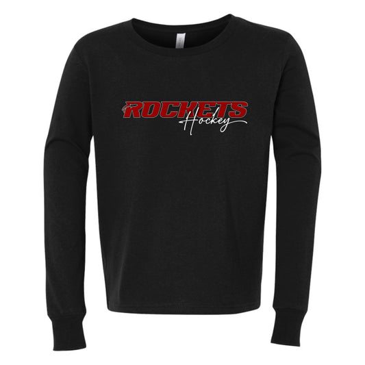ROCKETS "RED" LONG SLEEVE TEE (YOUTH)