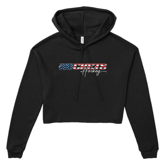ROCKETS CROPPED HOODED SWEATSHIRT 2 (ADULT)