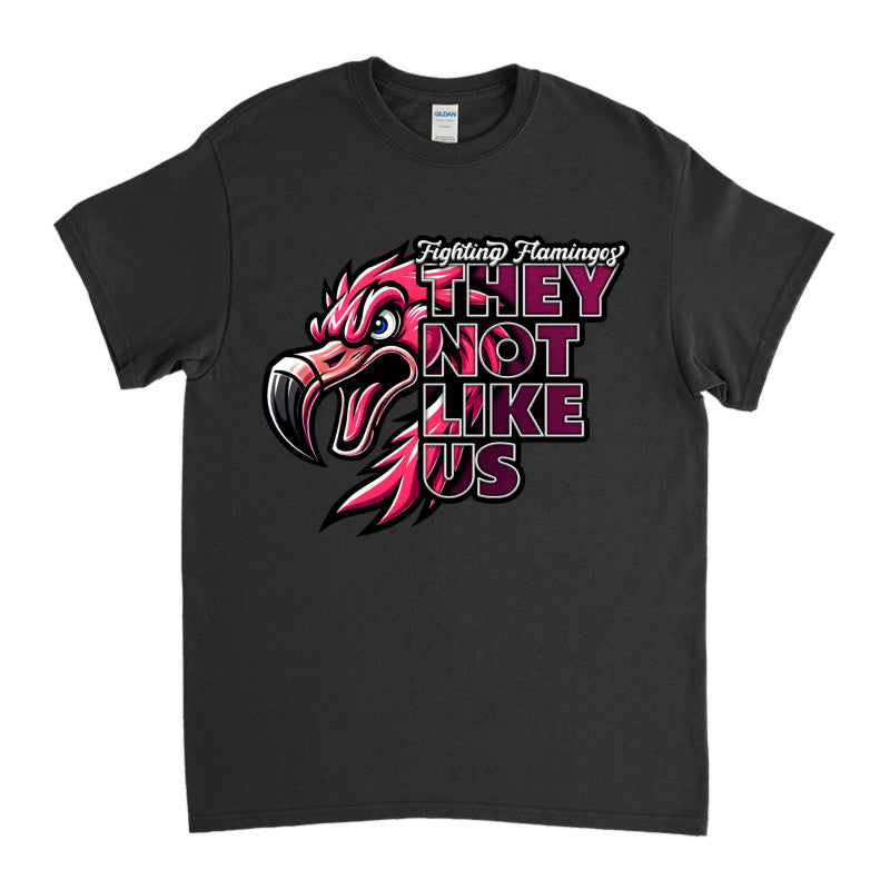 FIGHTING FLAMINGOS SHORT SLEEVE TEE D (ADULT)
