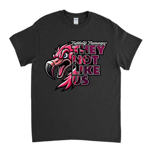 FIGHTING FLAMINGOS SHORT SLEEVE TEE D (ADULT)