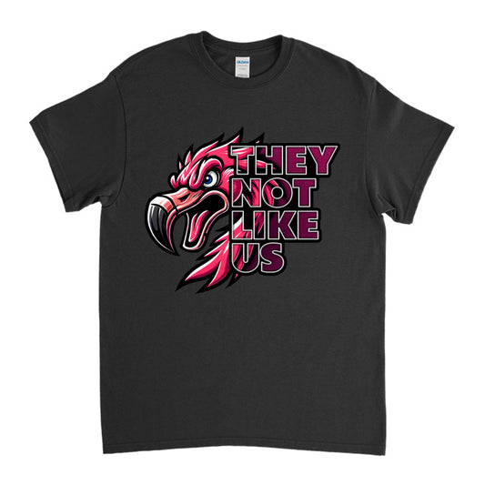 FIGHTING FLAMINGOS SHORT SLEEVE TEE E (ADULT)