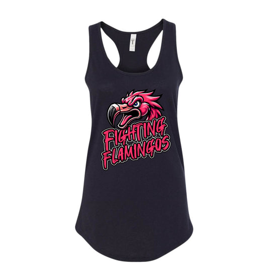 FIGHTING FLAMINGOS RACERBACK TANK A (ADULT)