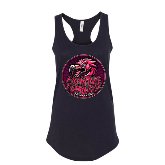 FIGHTING FLAMINGOS RACERBACK TANK B (ADULT)