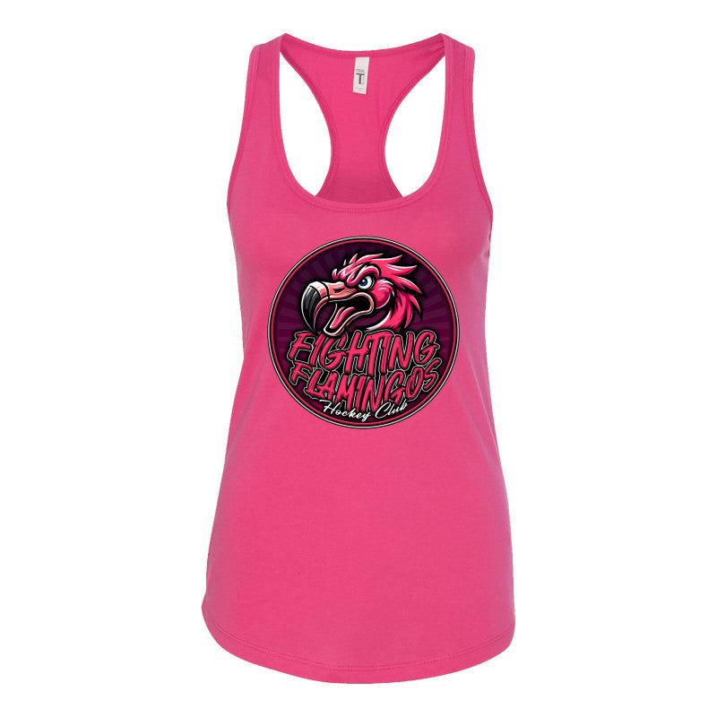 FIGHTING FLAMINGOS RACERBACK TANK B (ADULT)