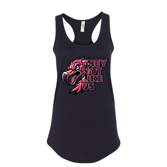 FIGHTING FLAMINGOS RACERBACK TANK E (ADULT)
