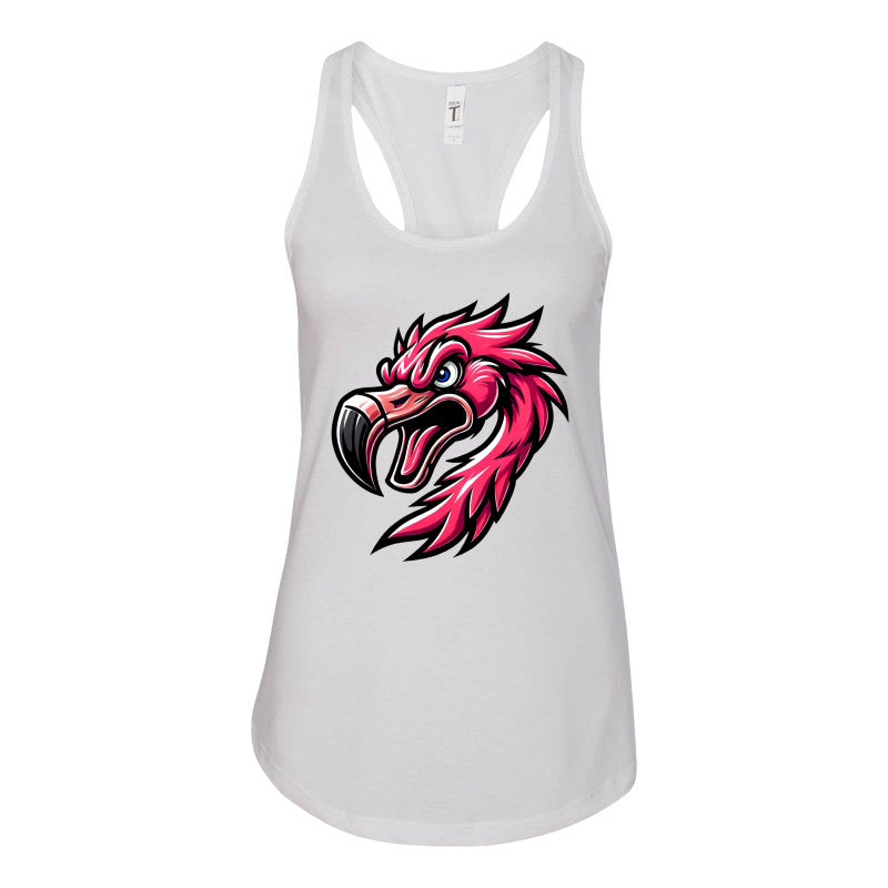 FIGHTING FLAMINGOS RACERBACK TANK F (ADULT)