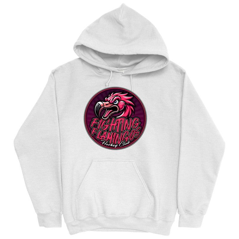 FIGHTING FLAMINGOS HOODED SWEATSHIRT B (ADULT)