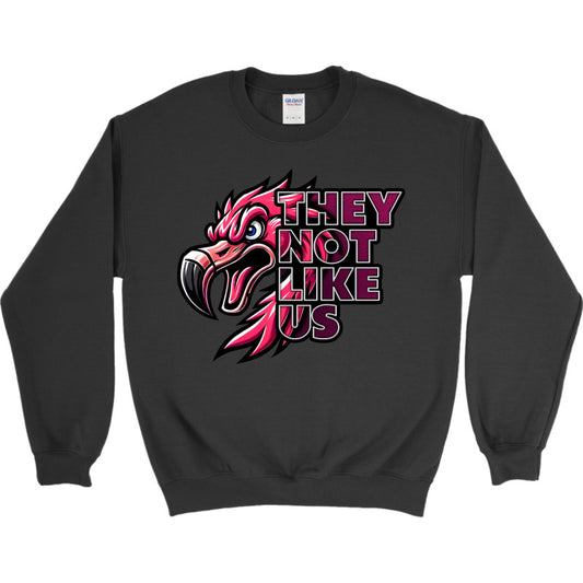 FIGHTING FLAMINGOS CREWNECK SWEATSHIRT E (ADULT)