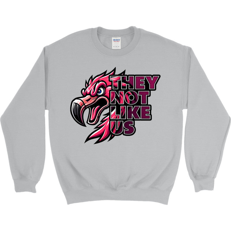 FIGHTING FLAMINGOS CREWNECK SWEATSHIRT E (ADULT)