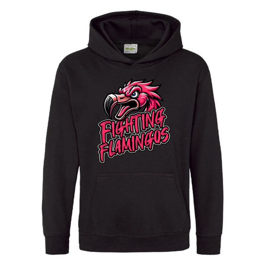 FIGHTING FLAMINGOS HOODED SWEATSHIRT A (YOUTH)