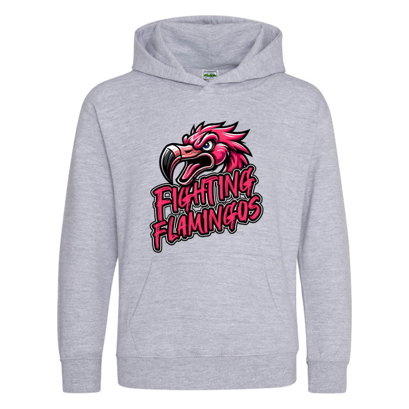 FIGHTING FLAMINGOS HOODED SWEATSHIRT A (YOUTH)