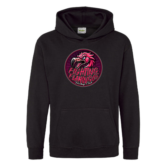FIGHTING FLAMINGOS HOODED SWEATSHIRT B (YOUTH)