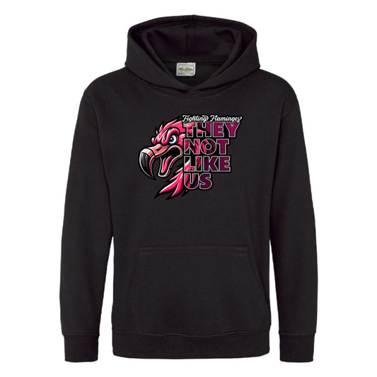 FIGHTING FLAMINGOS HOODED SWEATSHIRT D (YOUTH)
