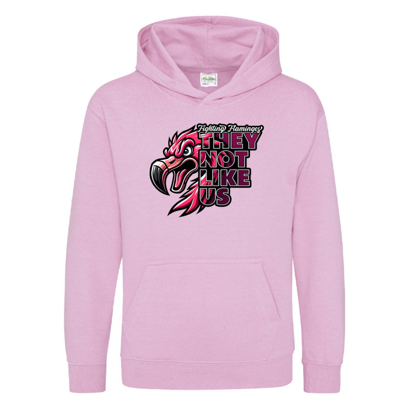 FIGHTING FLAMINGOS HOODED SWEATSHIRT D (YOUTH)
