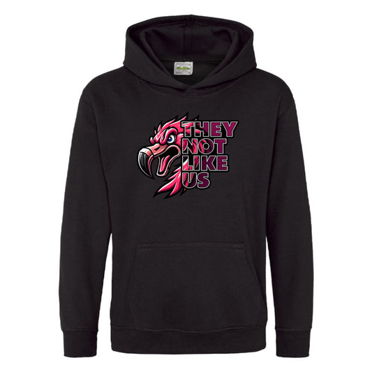 FIGHTING FLAMINGOS HOODED SWEATSHIRT E (YOUTH)