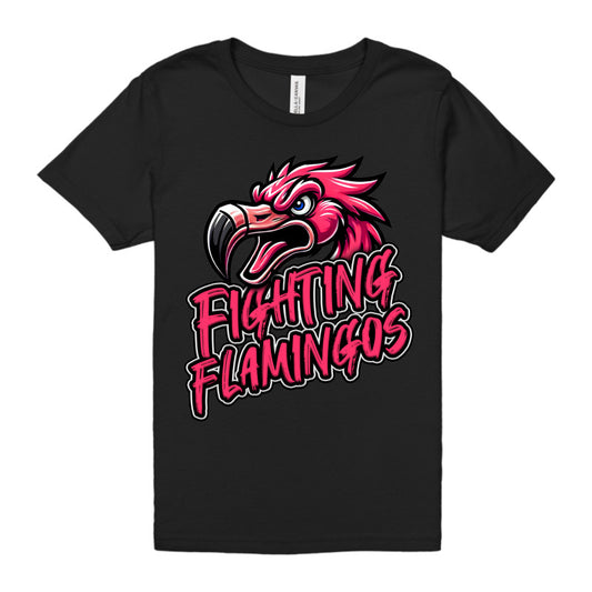 FIGHTING FLAMINGOS SHORT SLEEVE TEE A (YOUTH)