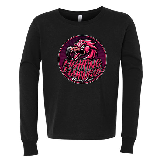 FIGHTING FLAMINGOS LONG SLEEVE TEE B (YOUTH)