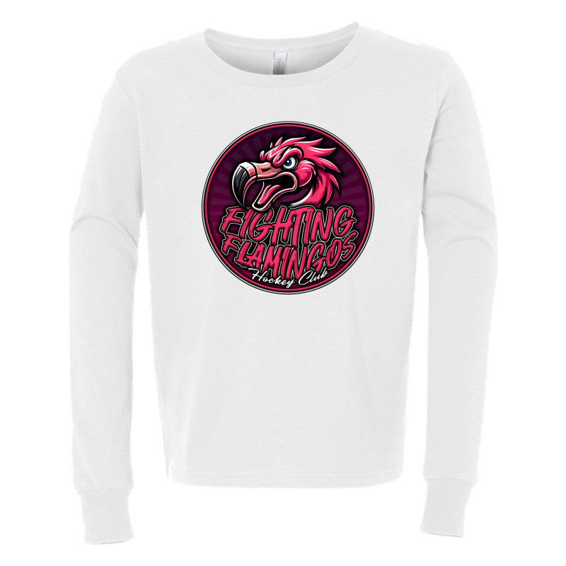 FIGHTING FLAMINGOS LONG SLEEVE TEE B (YOUTH)