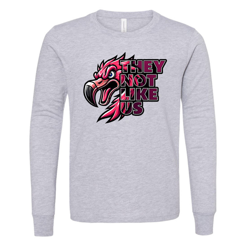 FIGHTING FLAMINGOS LONG SLEEVE TEE E (YOUTH)