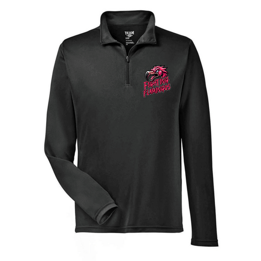 FIGHTING FLAMINGOS LIGHTWEIGHT 1/4 ZIP A (ADULT)