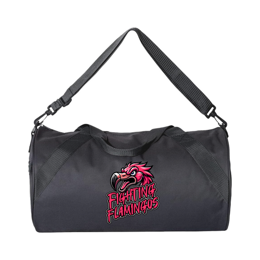 FIGHTING FLAMINGOS DUFFEL BAG A