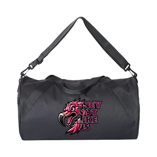 FIGHTING FLAMINGOS DUFFEL BAG E