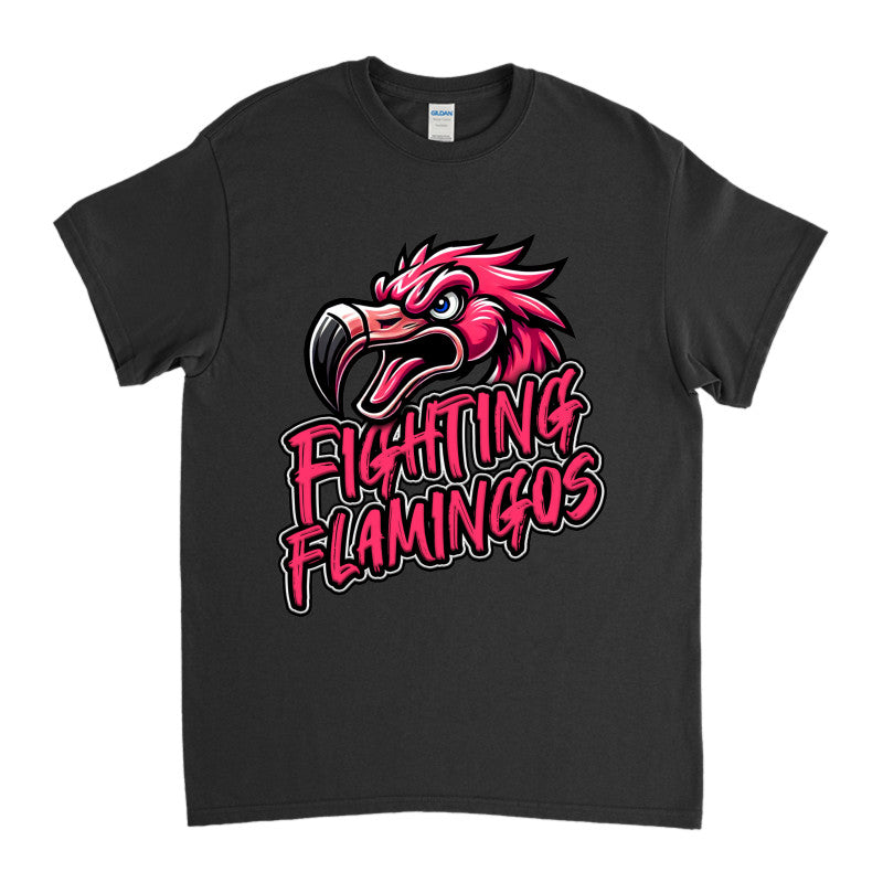 FIGHTING FLAMINGOS SHORT SLEEVE TEE A (ADULT)