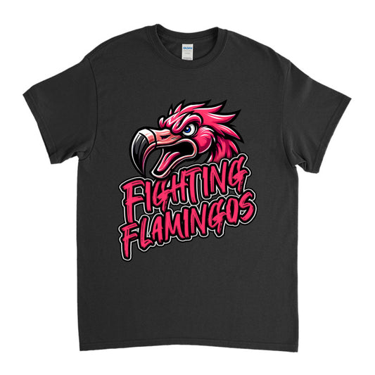 FIGHTING FLAMINGOS SHORT SLEEVE TEE A (ADULT)