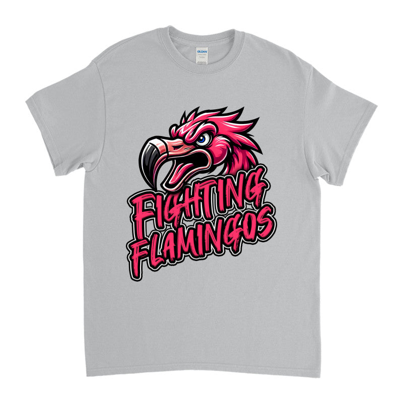 FIGHTING FLAMINGOS SHORT SLEEVE TEE A (ADULT)