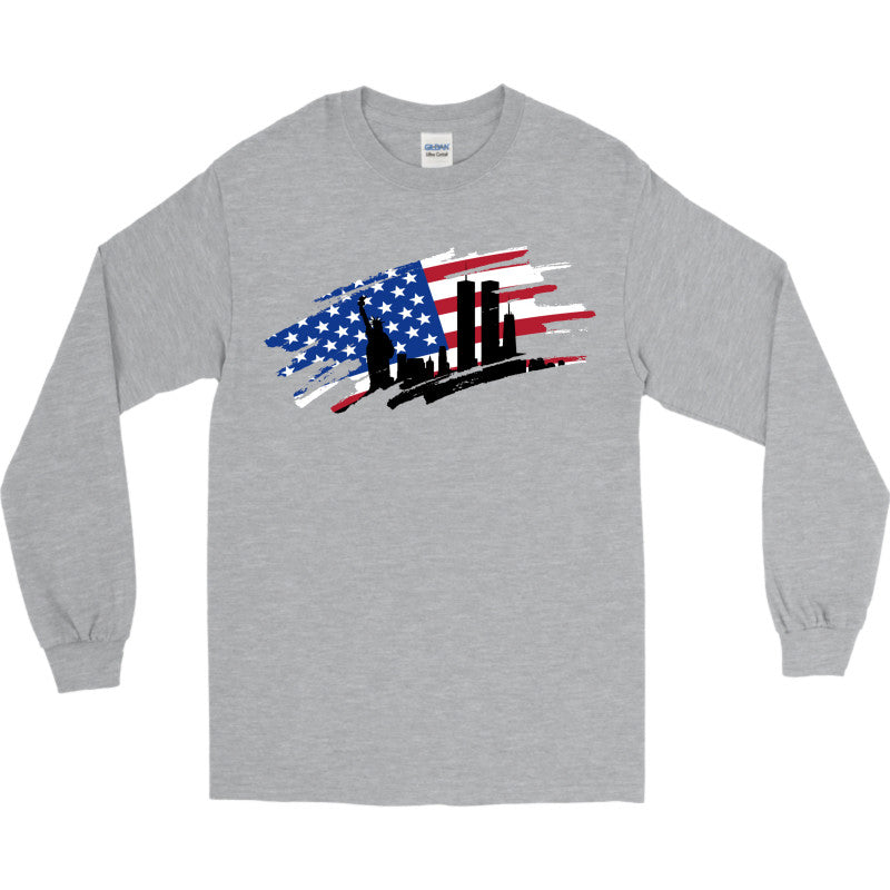 PATRIOT DAY 3 LONG SLEEVE TEE (ADULT)