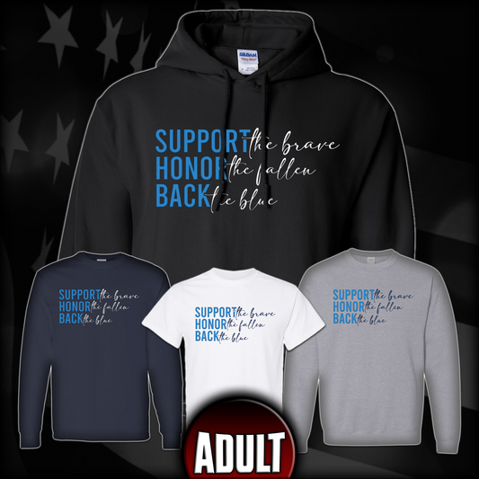 BACK THE BLUE #3 (ADULT)