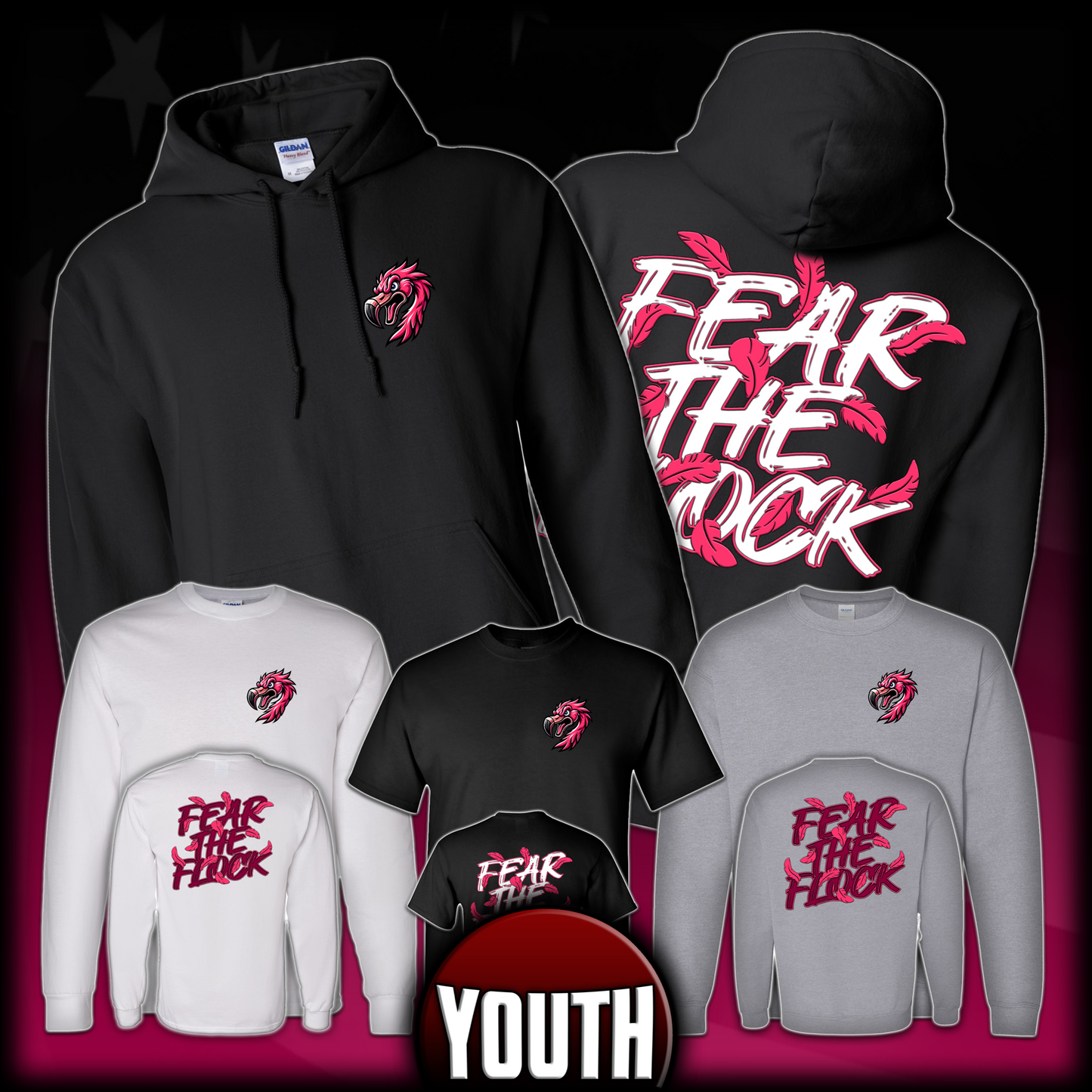 FIGHTING FLAMINGOS G (YOUTH)