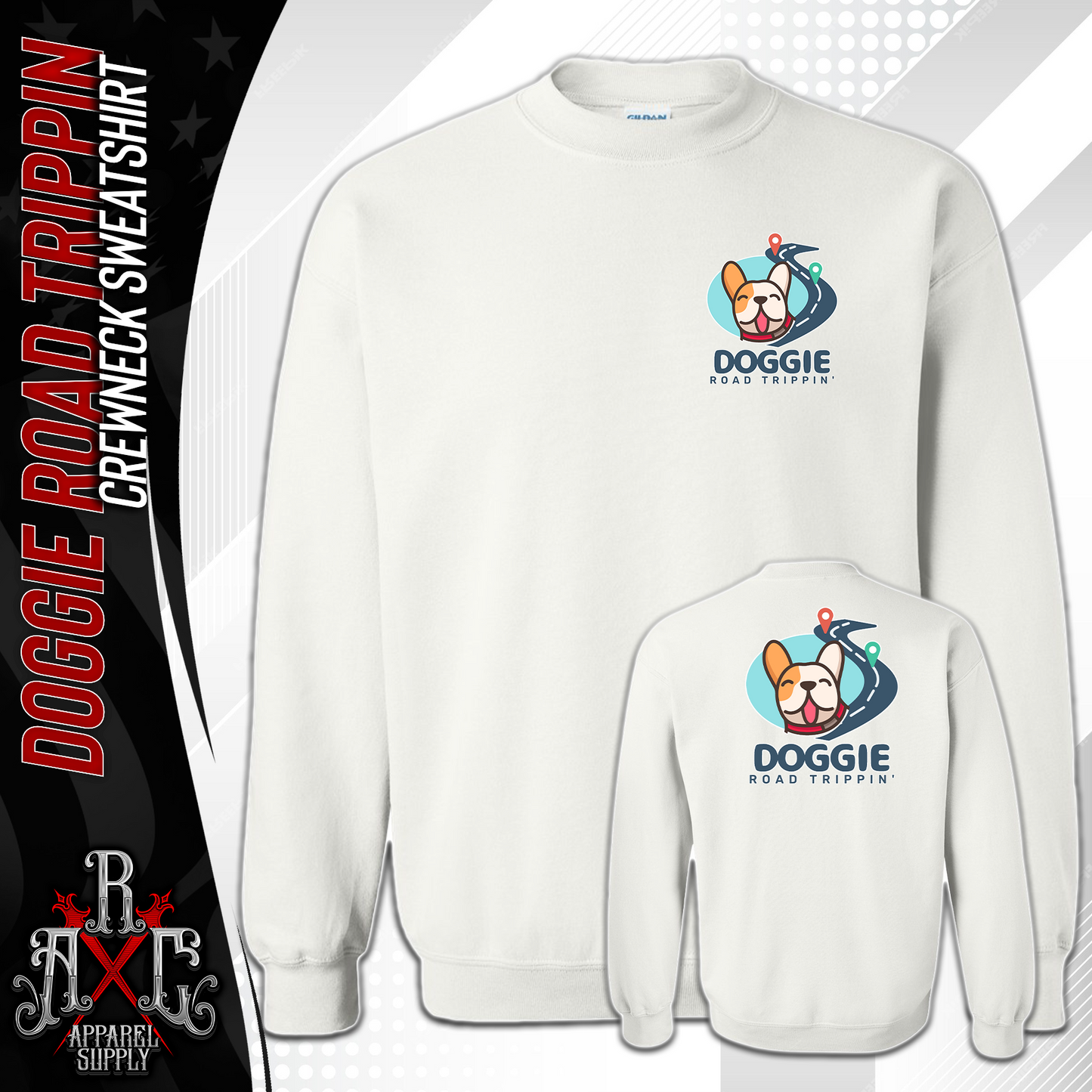 D.R.T. DOUBLE LOGO (WHITE)