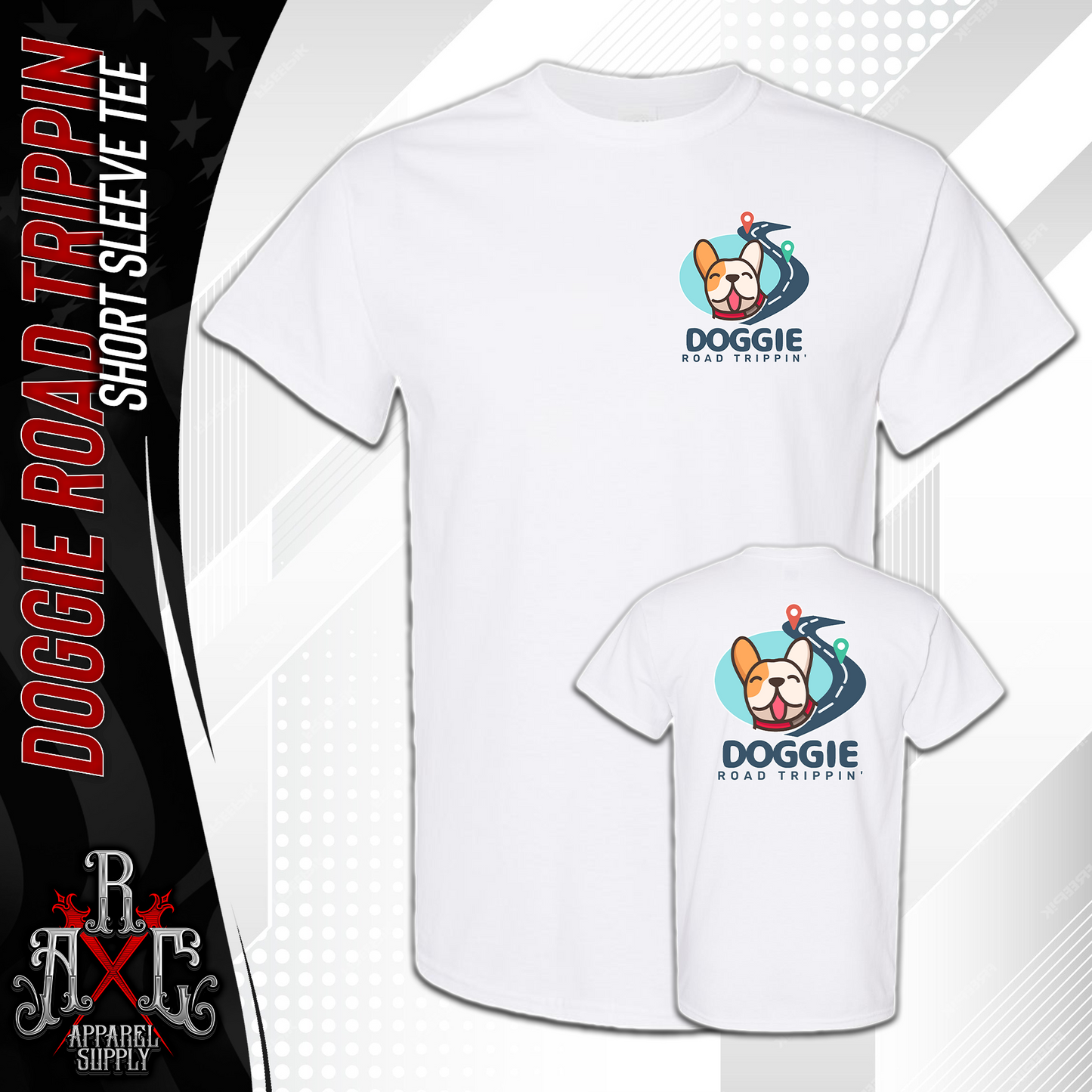 D.R.T. DOUBLE LOGO (WHITE)